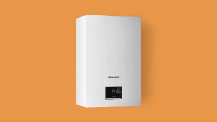 Glow Worm Boiler on Orange